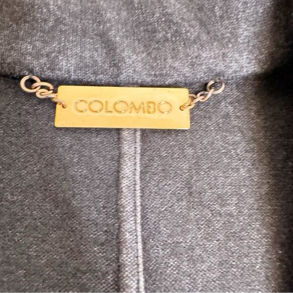 Lanficio Colombo Cashmere Silk Kate Blazer Chocolate Brown Size M - Picture 8 of 12